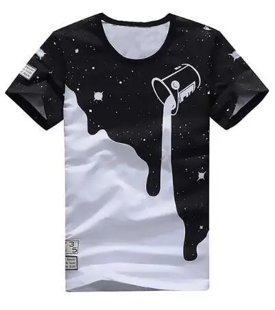 

Space Paint T-shirt Enjoy life And Play God 3d Printed T Shirt Unisex Women Men Sexy Galaxy Top Tees Summer Style Pullover 5XL