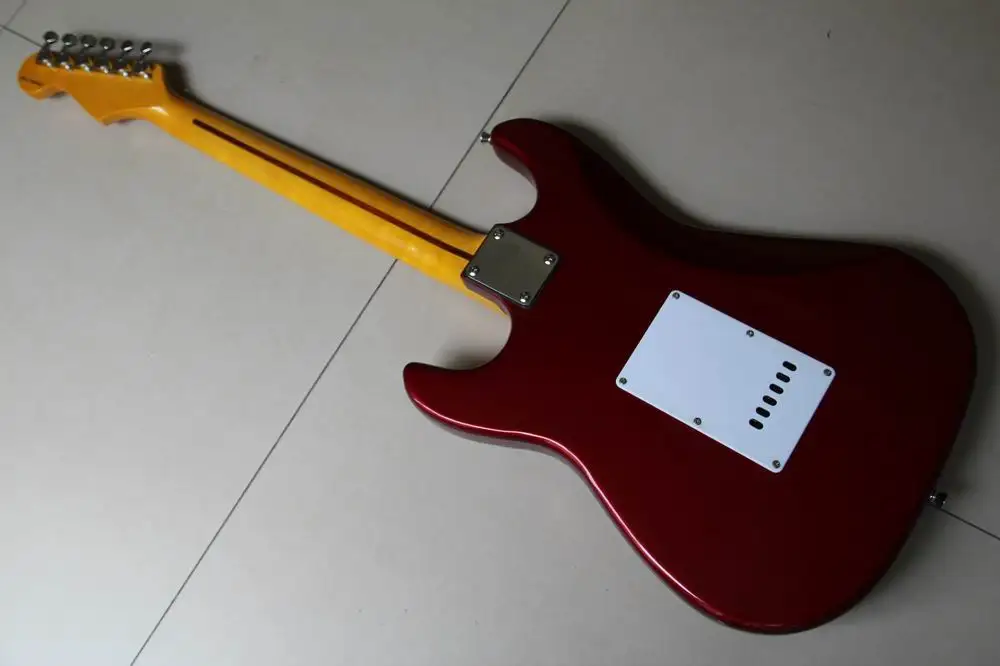 Новое поступление китайская гитара Fenderstr электрическая лучшее качество в вине