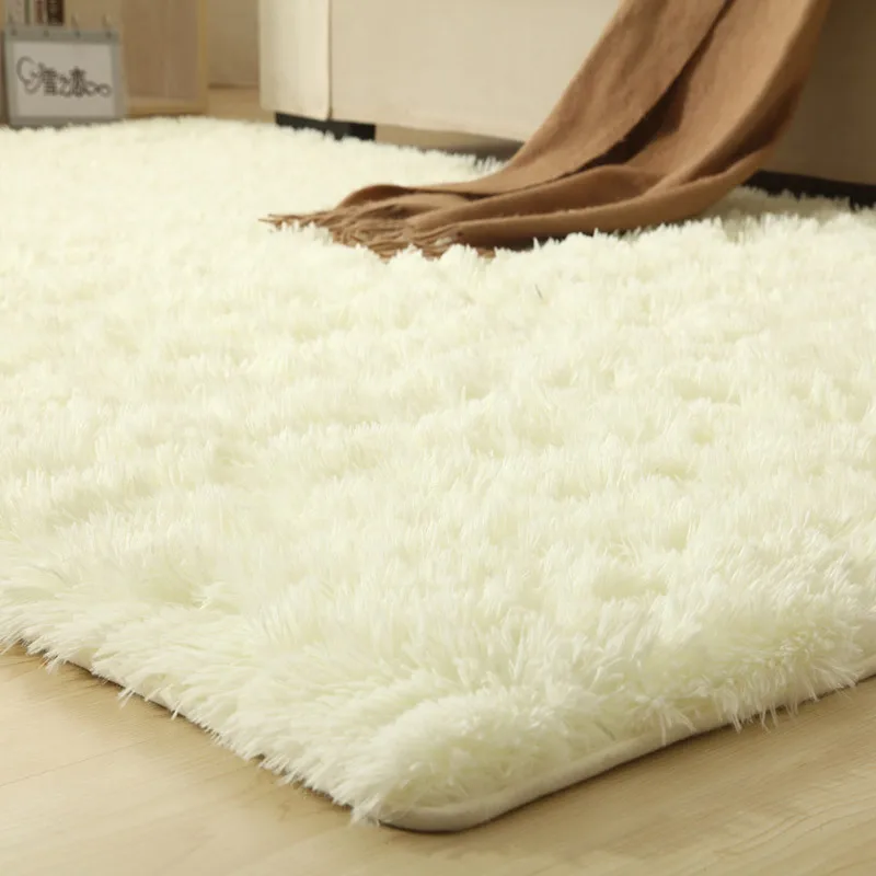 Alfombra dormitorio infantil, однотонный коврик для ванной комнаты, нескользящий коврик для гостиной, мягкий детский коврик