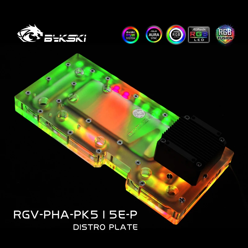 Акриловая доска BYKSKI набор растворов водных каналов для PHANTEKS 515E чехол/комплект