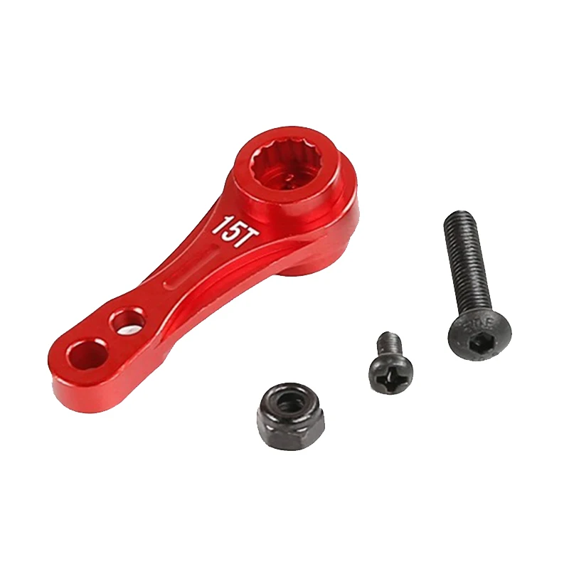 

CNC Metal 15/17T Double-Sided Tooth Servo Arm for LOSI 5IVE-T ROVAN LT ROVAN ROFUN KM HPI BAJA 5B 5T 5SC