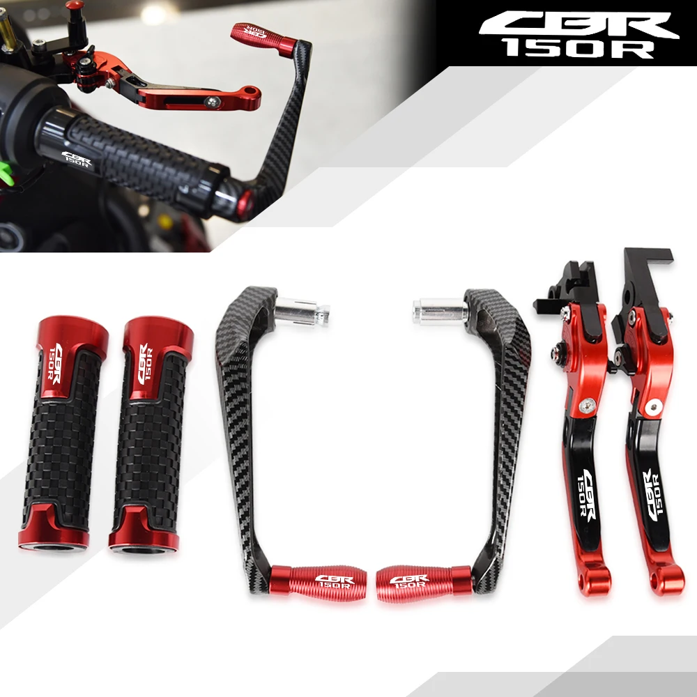 

Универсальный рычаг сцепления тормоза мотоцикла для HONDA CBR150R 2004-2010 2009 2008 CBR150 R ручки руля Захваты Handguard CNC