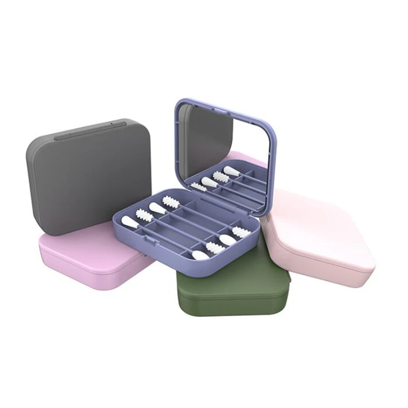 4 шт./корт. многоразовые ватные тампоны для чистки ушей Косметические Силиконовые