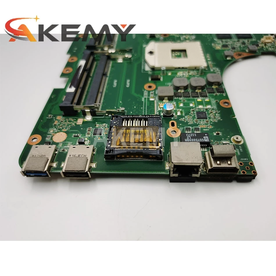 Материнская плата N53SN N53SV для ноутбука ASUS N53S N53SM 2 или 4 слота V1G V2G GPU | Компьютеры и