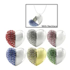 USB 2,0 флеш-накопитель с кристаллами, бриллиантами, сердечками, 4 ГБ, 8 ГБ, 16 ГБ, 32 ГБ, 64 ГБ