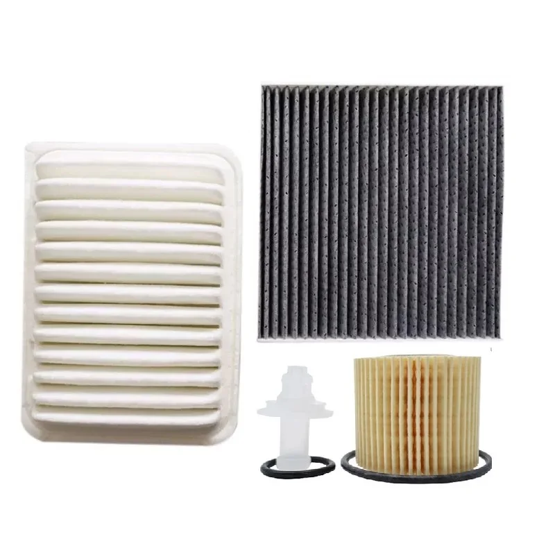

Combo Set For Toyota Corolla 2009 2010 2011 2012 2013 2014 2015 1.8L Oil Engine Cabin Air filter Activated Carbon 2ZR-FE 2ZR-FAE