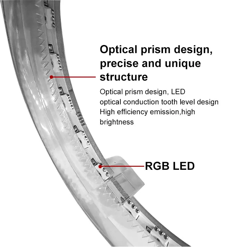 2шт 3 0 дюймов проектор rgb подсветка линзы светодиодный глаза ангела несколько