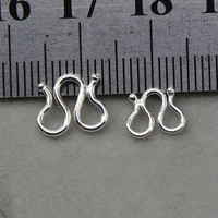 5pcs 925 sterling silver lobster claw clasps hooks for necklace end connectors diy jewelry making supplies z1189