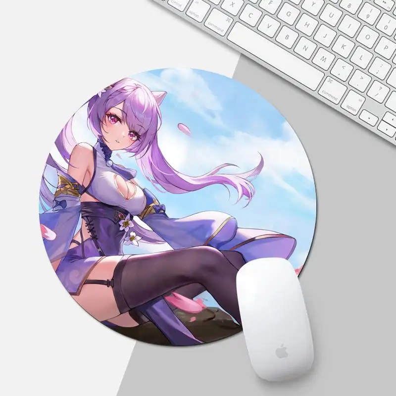

Genshin Impact Beautiful Anime Gaming Player desk laptop Rubber Mouse Mat Mouse pad Game Officework Mat Laptop Cushion mousepad