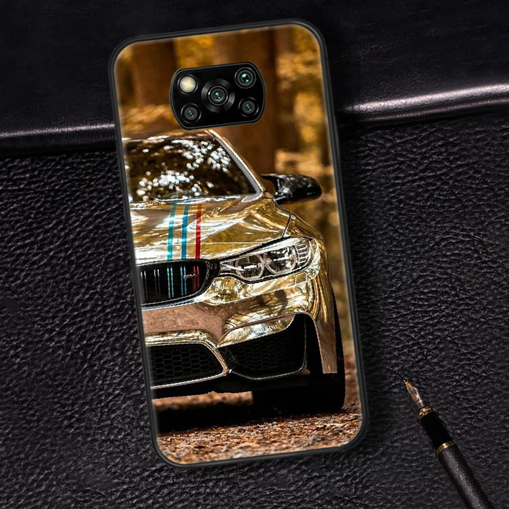 

Red And Blue Bmw Car Phone Case Cover Hull For Xiaomi Mi A2 A3 8 9 SE 9T 10 10T Lite Pro Ultra Poco X3 black Prime Soft Shell