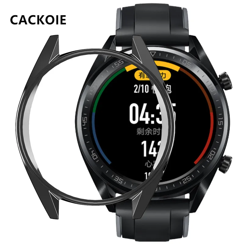 CACKOIE подходит для Huawei часы GT smart Watch 46 мм 42 защитная оболочка полый чехол из ТПУ с