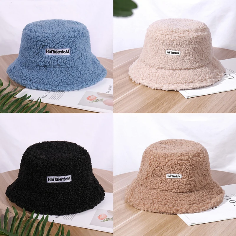

Winter Women Hat Fisherman Hat Teddy Velvet Warm Ear Female Warm Thick Hats Casual Cap Versa Lovely Plush Fashion Hat