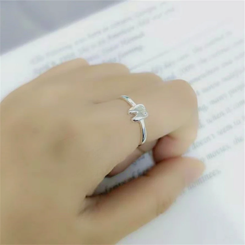 Классические забавные милые Регулируемые кольца с кубическим цирконием для