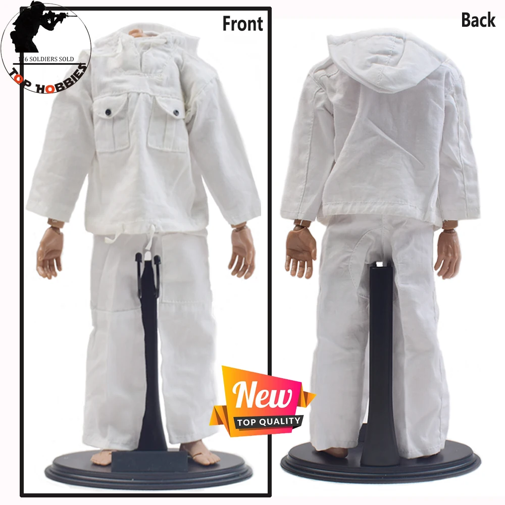 Масштаб 1/6 1:6 немецкий холщовый повседневный костюм с капюшоном дракона Второй