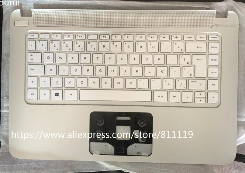 Yourui для HP Pavilion 14 V 14Z подставка рук клавиатура задняя крышка с отверстием