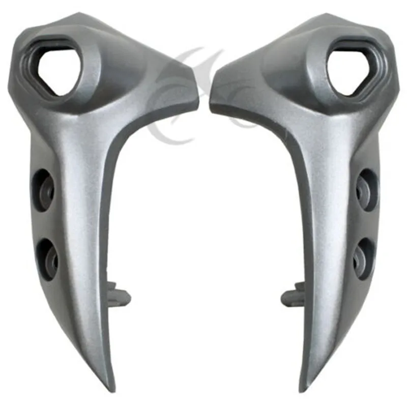 Мотоциклетная Серебряная фара с кронштейном верхняя сторона для YAMAHA FZ6N FZ-6N 2004-2010