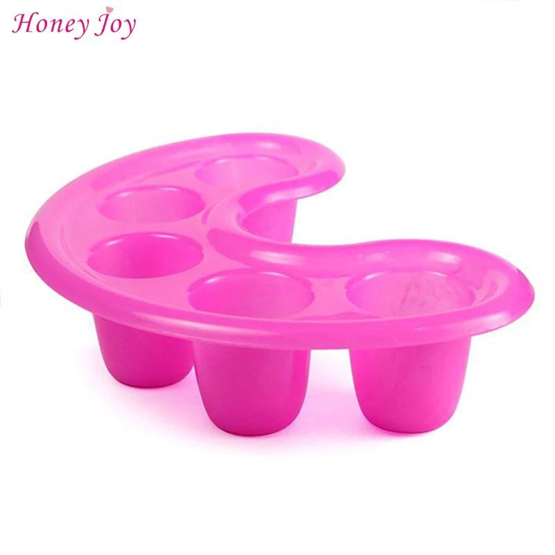 2 шт./лот лоток с пятью отверстиями для ногтей инструменты снятия пальцев рук