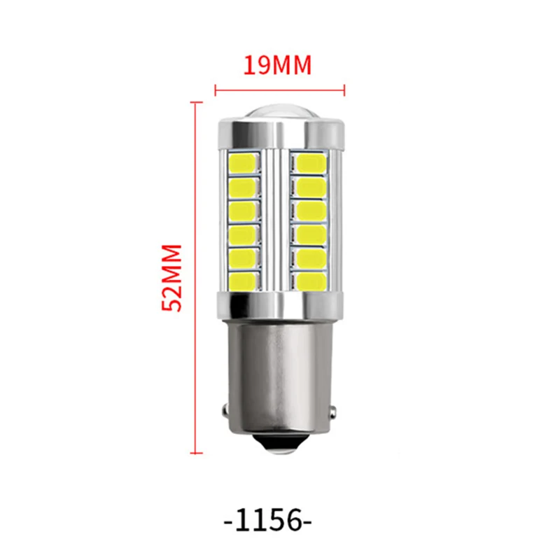 

2PCS Car LED Tail Bulb Brake Lights 12V Auto Reverse Lamp Daytime Running Signal Light 1156 7506 BA15S P21W 5630 5730