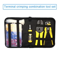 wire cable tube crimping tools terminal crimping tool set with tool kit electrical intermediate connectors crimping pliers