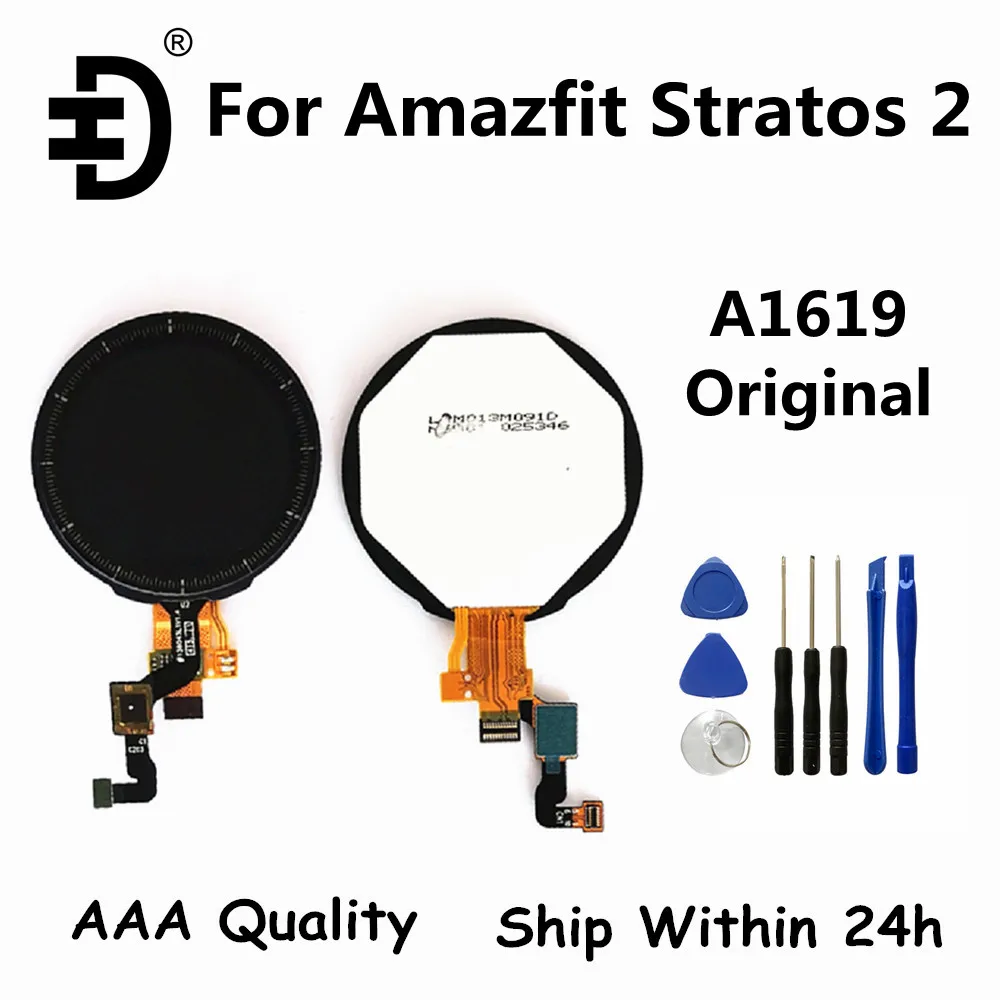 Проверенный Оригинальный ЖК дисплей для Amazfit Stratos 2 сенсорный экран дигитайзер