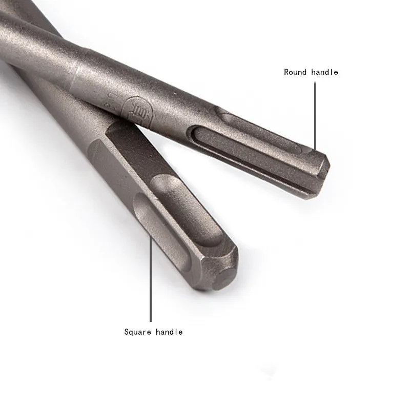 

1pcs percussion drill bit, cross electric hammer drill, concrete through-wall round/square shank lengthened four-hole drill