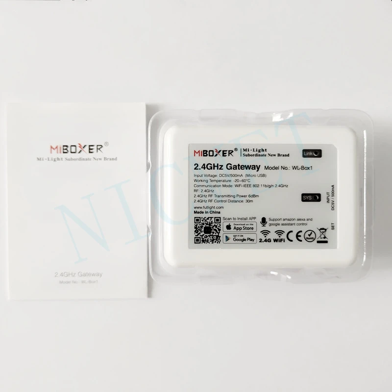 Miboxer WL Box1 2 4 GHz Wifi control ler DC5V телефонная система беспроводное управление через