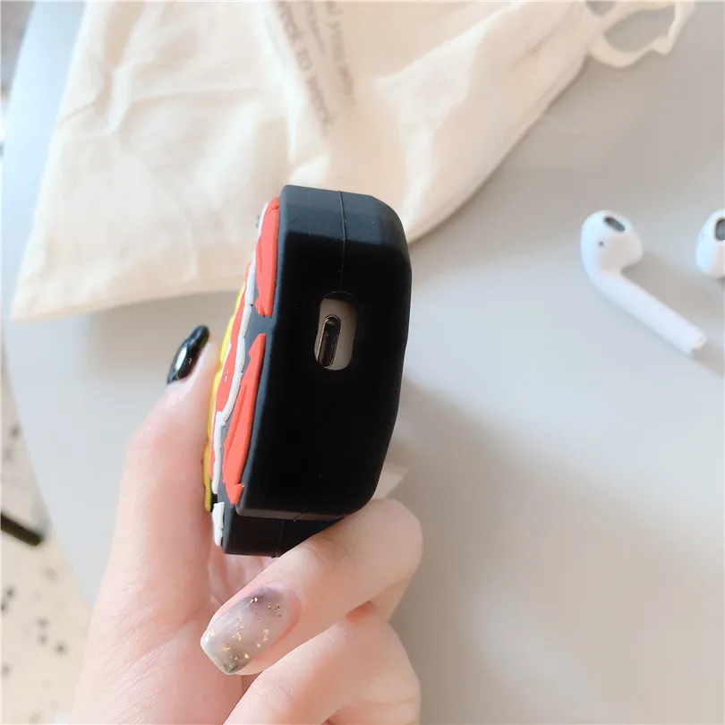 Милый силиконовый чехол для наушников с 3D рисунком Wukong для Apple New AirPods 1/2, беспроводная bluetooth-гарнитура