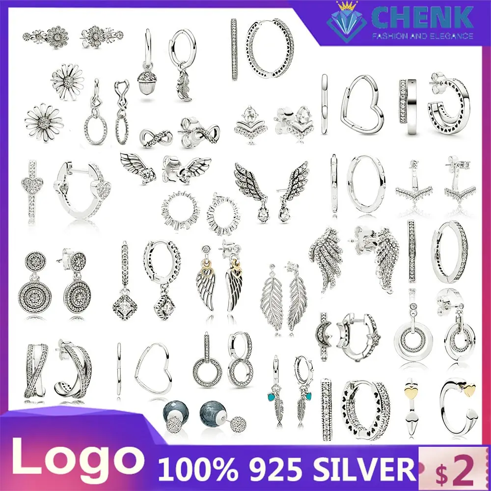 

Женские серьги-кольца из серебра 299056C01 299152C01