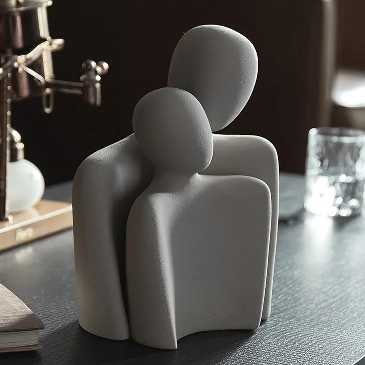 Керамическая статуя для влюбленных пары нордический Современный домашний декор