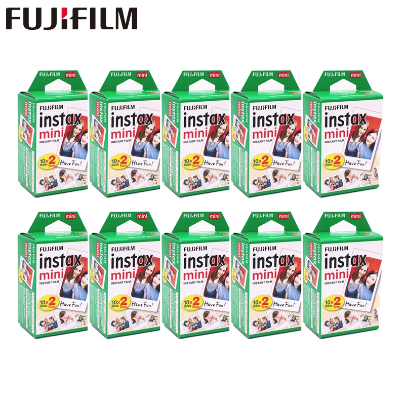 Пленка Fuji Fujifilm instax mini 11 9 8 на 20 100 листов пленки с белыми краями для мгновенных
