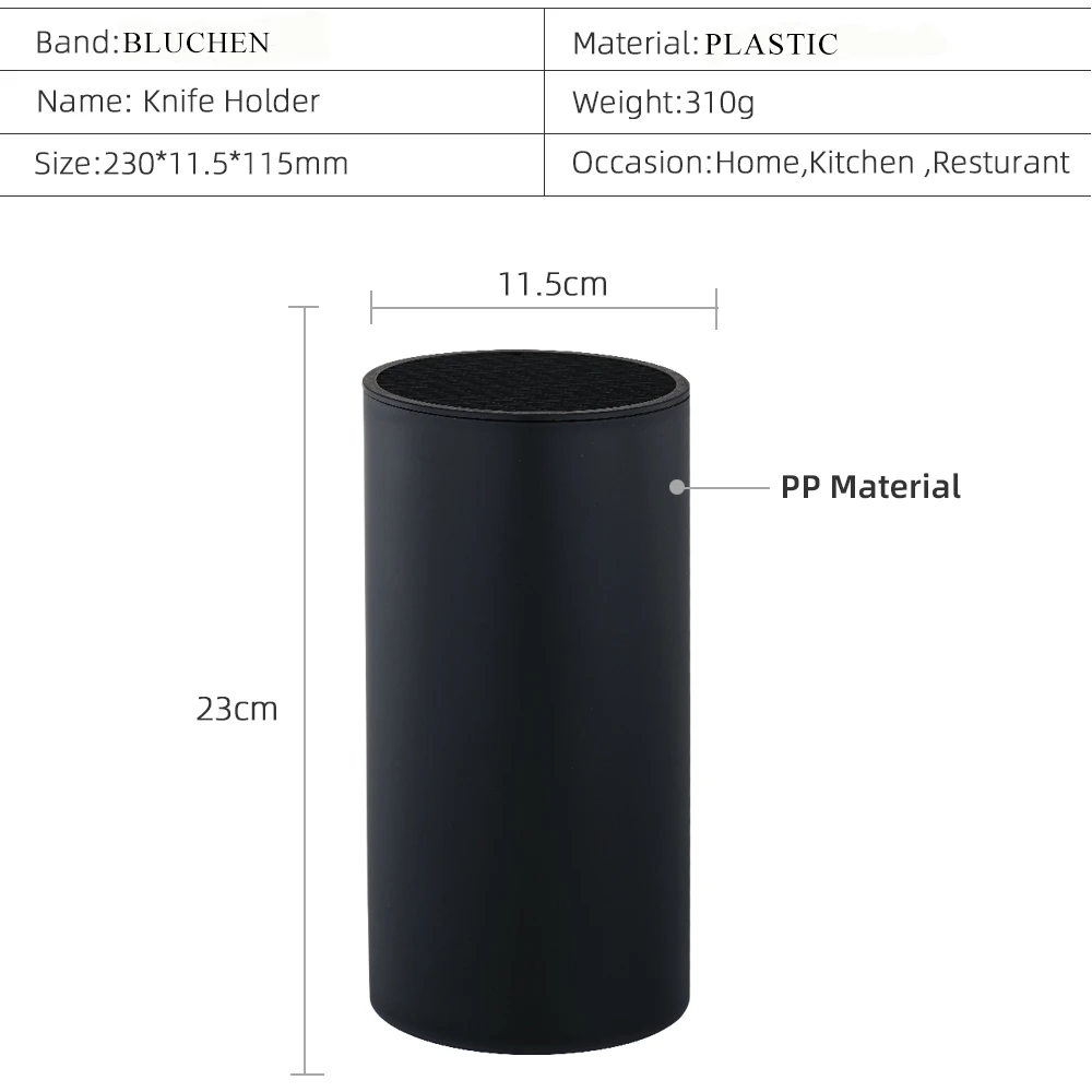 Многофункциональный держатель для ножей пластиковый блок кухонный нож