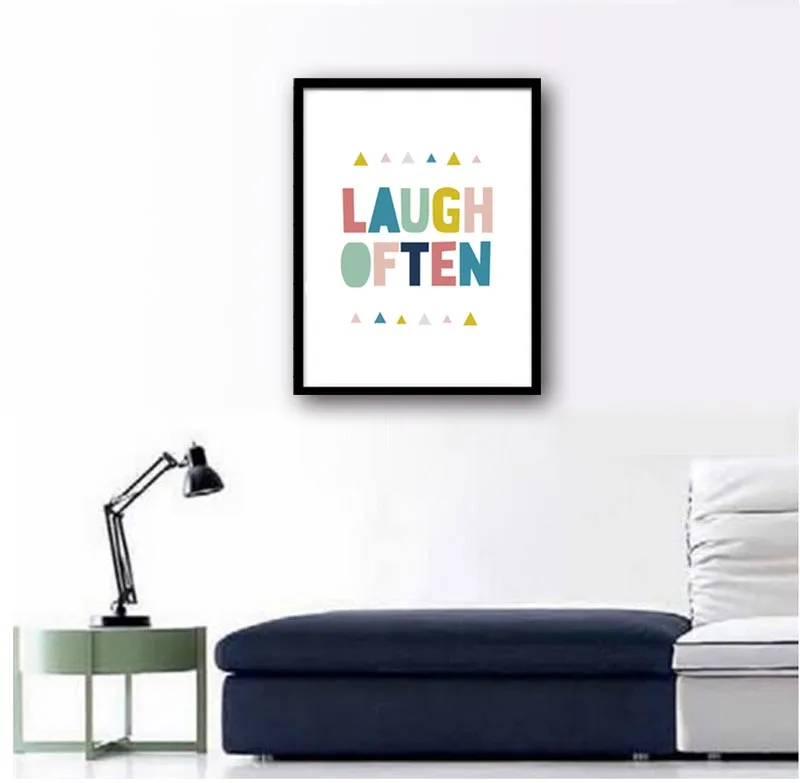 Тканевый Настенный декор для детской комнаты|wall art|quote canvasmotivational quotes |