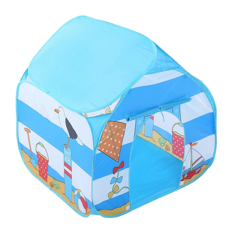 

Camping Tent Folding Children Kids Playing House Toy In/Outdoor Seaside Parent-Child Inteeactive Game Mountain Supplies