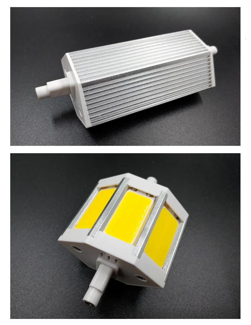 R7S светодиодный лампы прожекторы освещение 78 мм 118 LED прожектор Ac85-265v COB светодиодный Sportlight заменить, 50 Вт, 60 Вт галогенная лампа