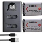 Аккумулятор и двойное зарядное устройство для Sony NP-BX1 RX100 M7 M6 AS300 HX400 HX60 WX350 AS300V, 2 шт.