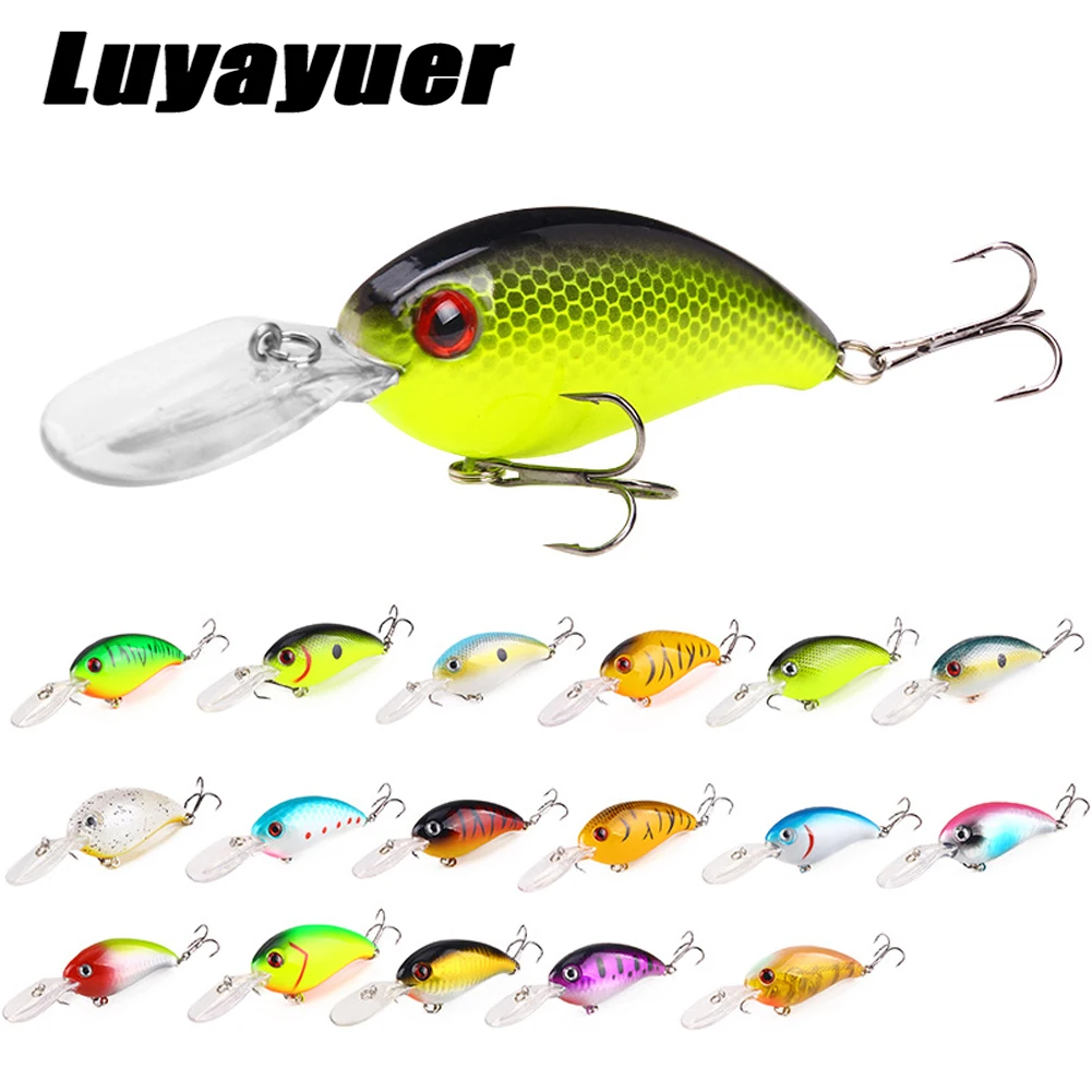 

18Pcs Wobbler Mini Topwater Crankbait 10cm/13.6g Artificial Bait Hard Floating Wobbler for Fish Bass Fishing Tackle