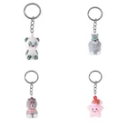 Брелок с мультяшными животными, алмазная живопись, подвеска сделай сам с полным алмазом, Набор для вышивки крестиком, женский брелок для украшения сумки