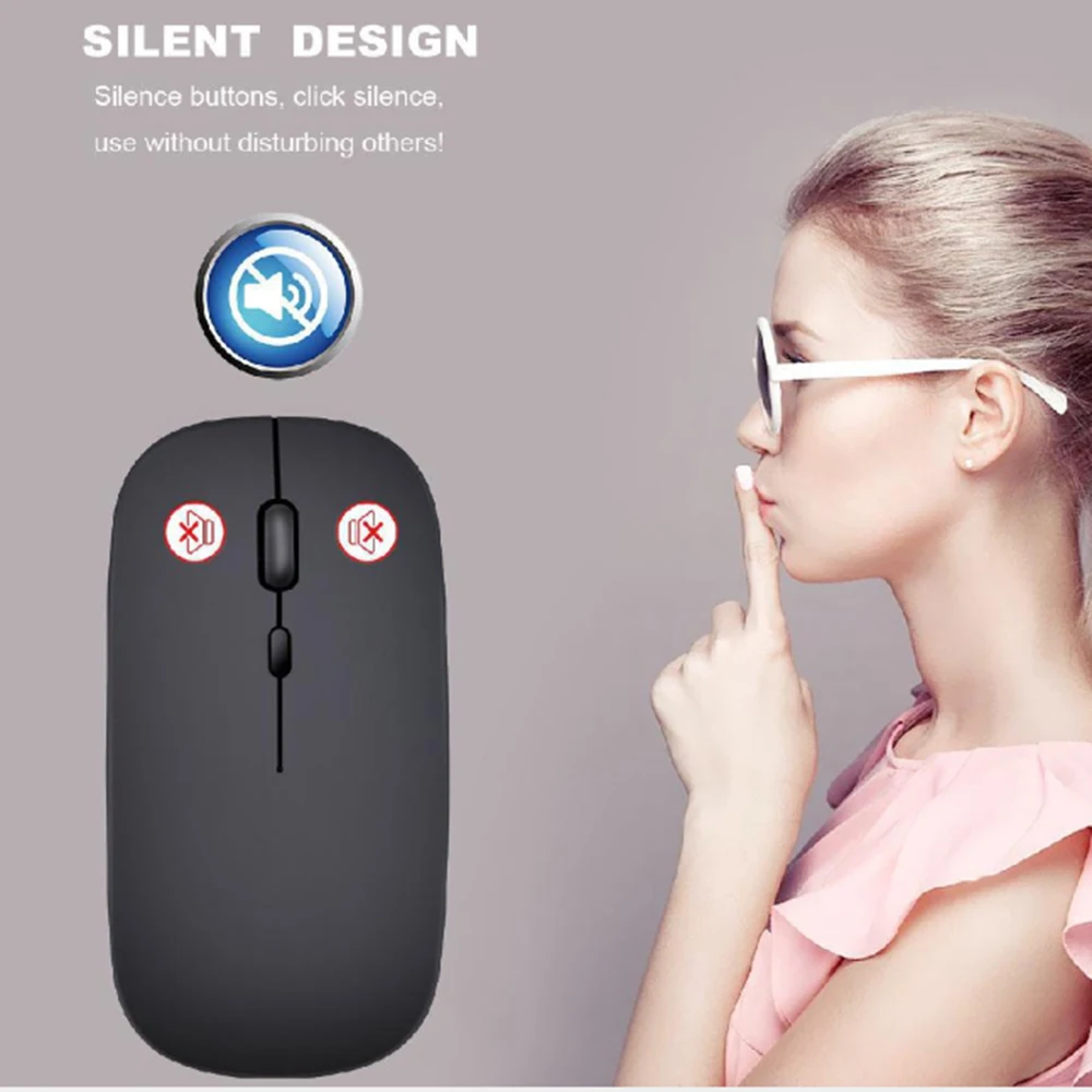 Rechargeable Wireless Mouse 2.4G Silent mouse with USB Receive | Компьютеры и офис