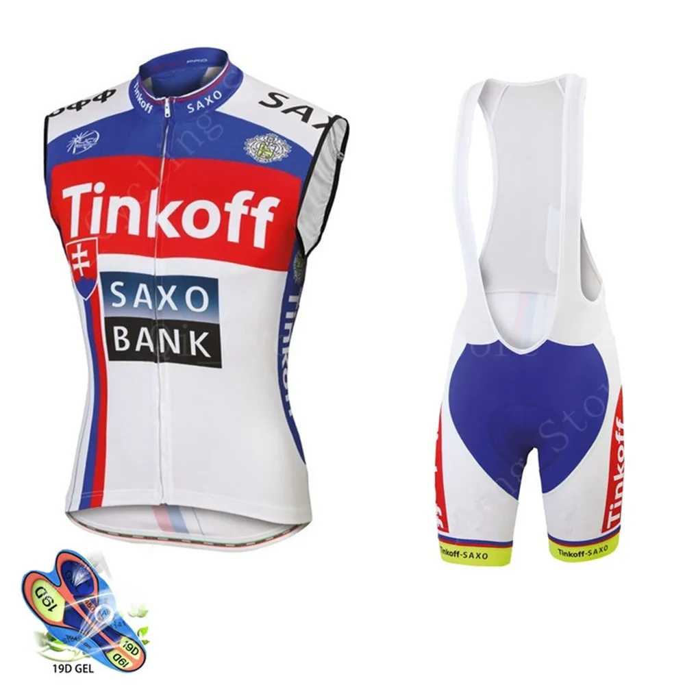

Ropa Ciclismo new Team Pro bike uniform Bike Jersey 19D Bike Summer Sleeveless Set Quick Dry Riding Mountain Bike Clothing MTB