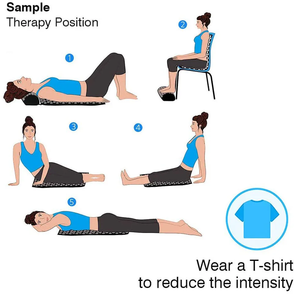 Коврик для йоги Getinfit с шипами лотоса акупрессурный коврик подушка акупунктурные