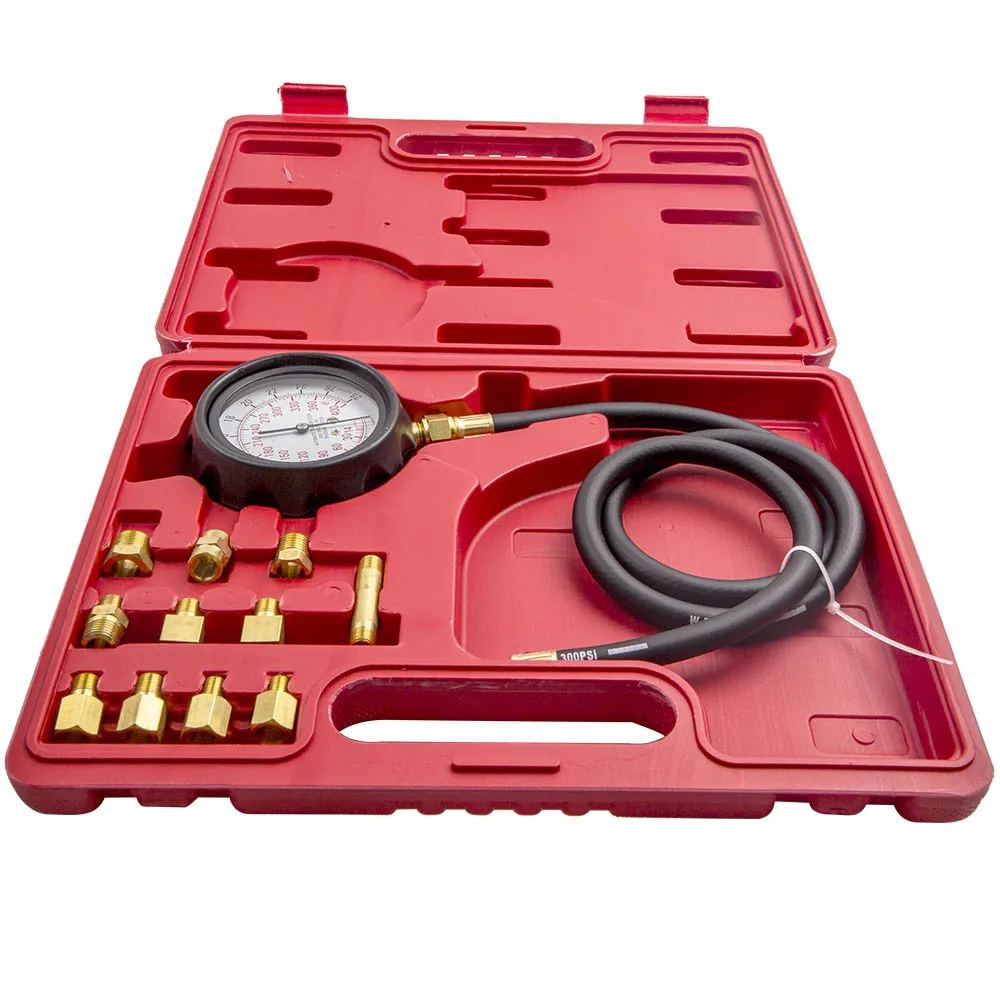 

Тестер давления двигателя и коробки передач с адаптерами 1/8 psi-27