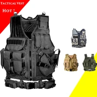 tactical equipment military molle vest men hunting armor vest airsoft paintball combat protective vest cs wargame