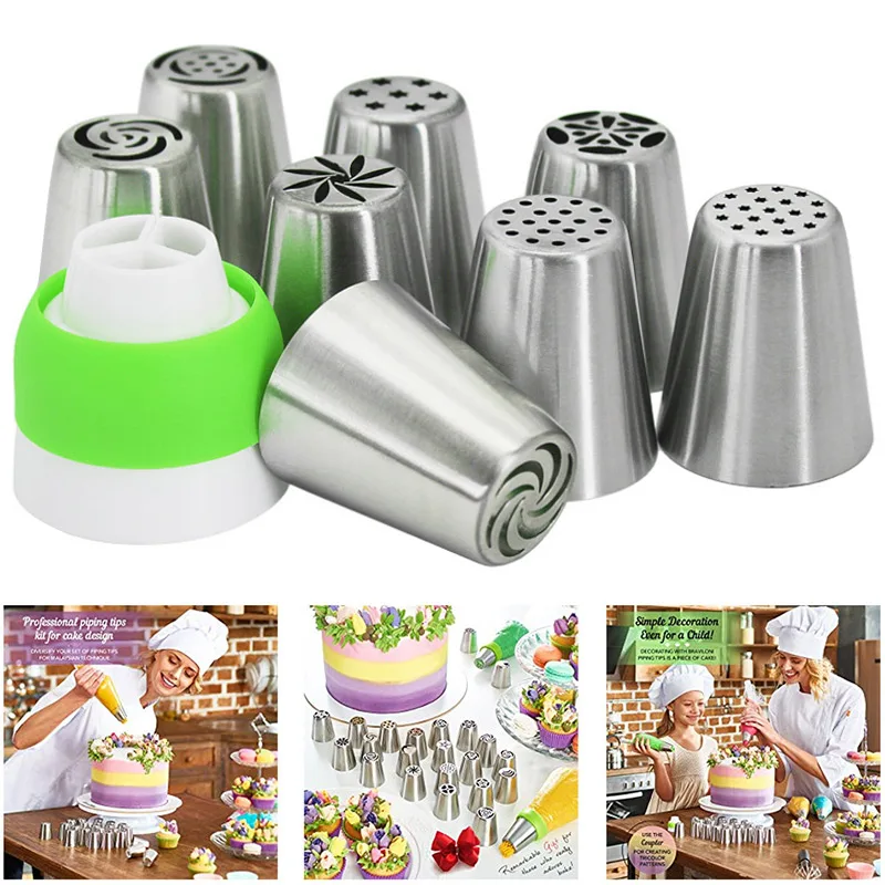 Высококачественные большие быстрое русские насадки для выпечки десертов