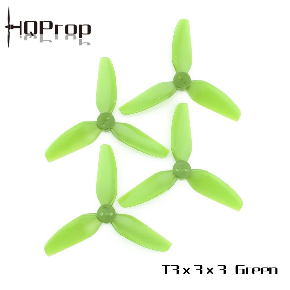 

2Pair HQProp T 3X3X3 HQ Propeller Blade CW CCW 3-Leaf RC Drone Aircraft PC Wing