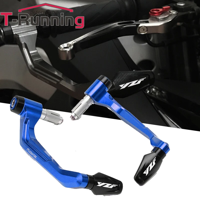 Motorcycle Accessories CNC Aluminum Handlebar Grips Guard Brake Clutch Levers Guard Protector For Yamaha YZF R1 R3 R6 2014-2020
