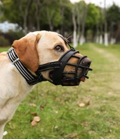 comfy soft pet dog muzzle adjustable breathable basket muzzles for small medium large x large dogs stop biting barking chewing