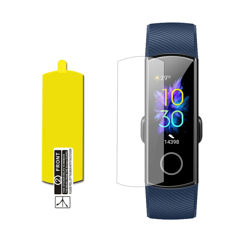 

Full Screen Protector for Honor Band 4 5 Protective Film for Honor Wrist Strap 5 Watchband 4 Soft Film Not Tempered Glass