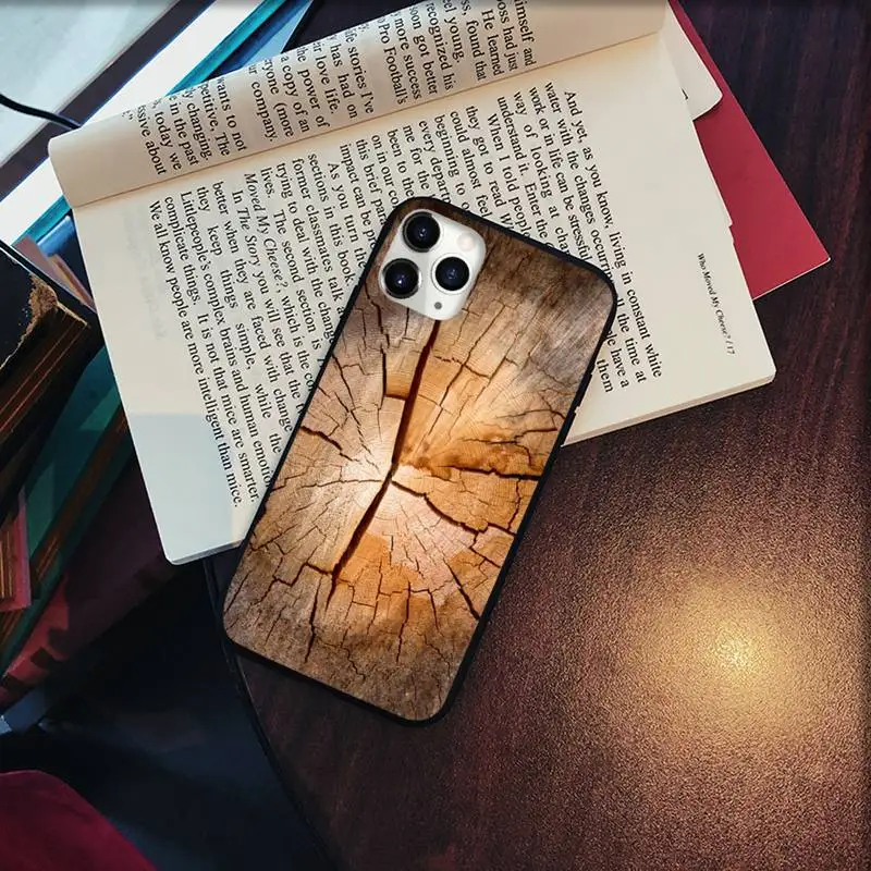 

Wood texture mahogany Phone Case for iPhone 11 12 pro XS MAX 8 7 6 6S Plus X 5S SE 2020 XR Soft silicone