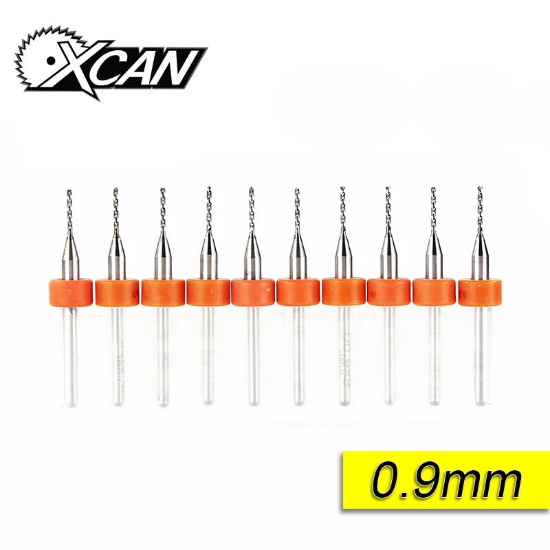 10pcs 0.9mm 10 шт. 0,6 мм-1,5 мм импортные, карбидные сверла печатной платы печатная плата мини-сверлильный набор с ЧПУ - Цвет: 10pcs 0.9mm