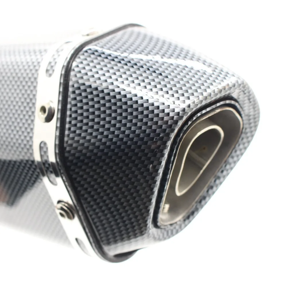 Универсальный мотоцикл модифицированный 51 мм глушитель выхлопной трубы для Honda CB